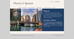 Desktop Screenshot of monicolaw.com